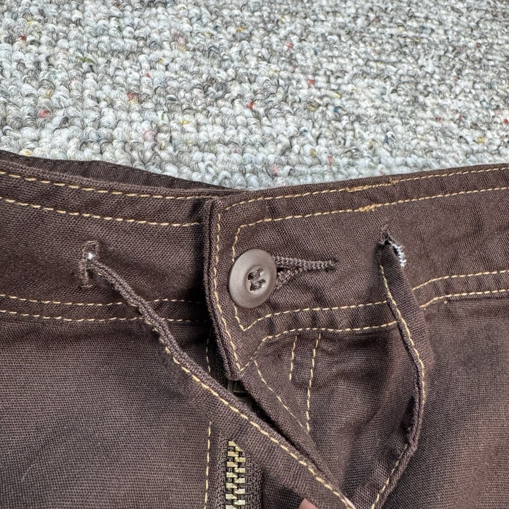 Prana Skirt Womens Small Brown Stretch Drawstring Breathe Cotton Pockets Hiking - Picture 6 of 13